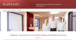 Desktop Screenshot of diabendo-rostock.de