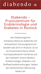 Mobile Screenshot of diabendo-rostock.de